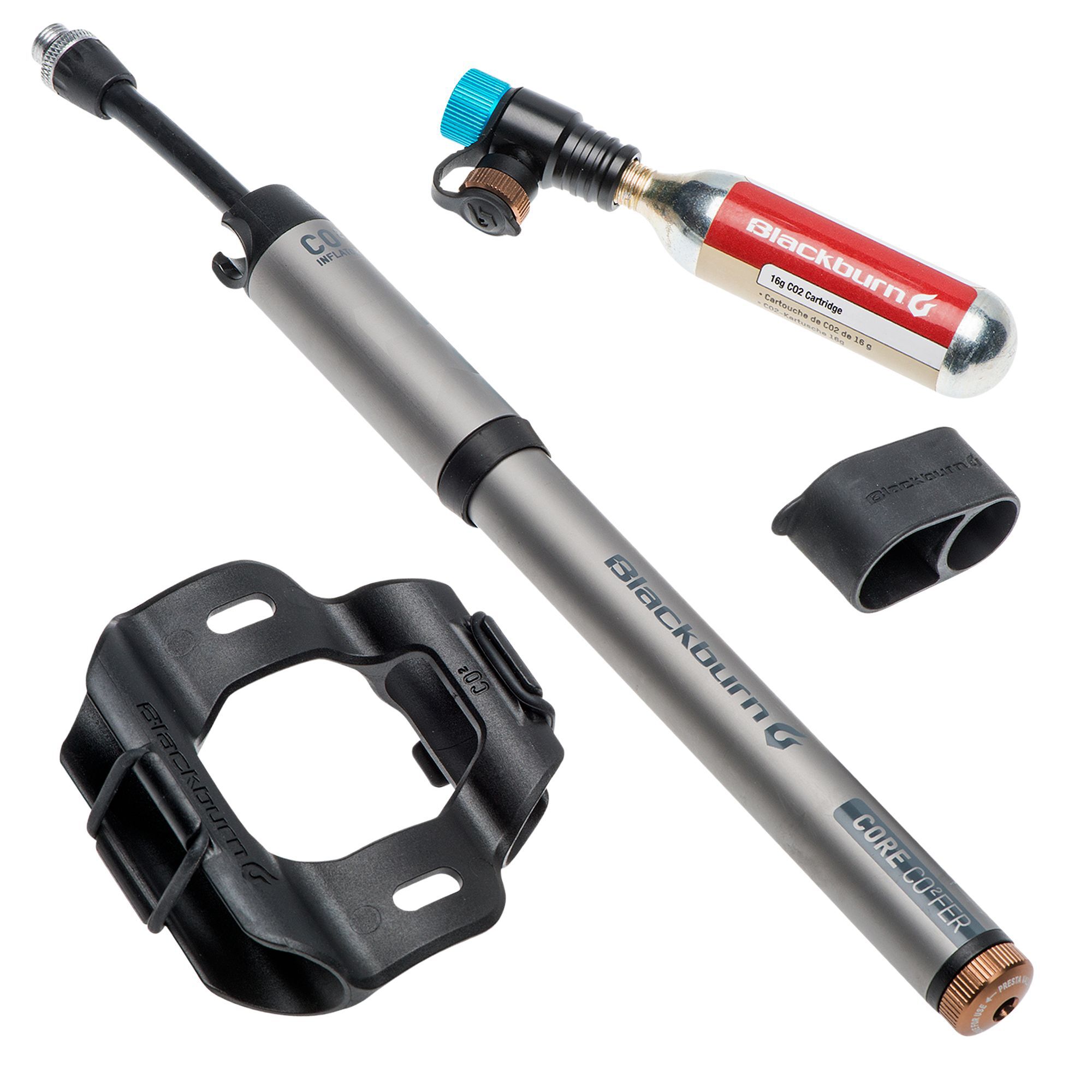 Tiny clearance bike pump